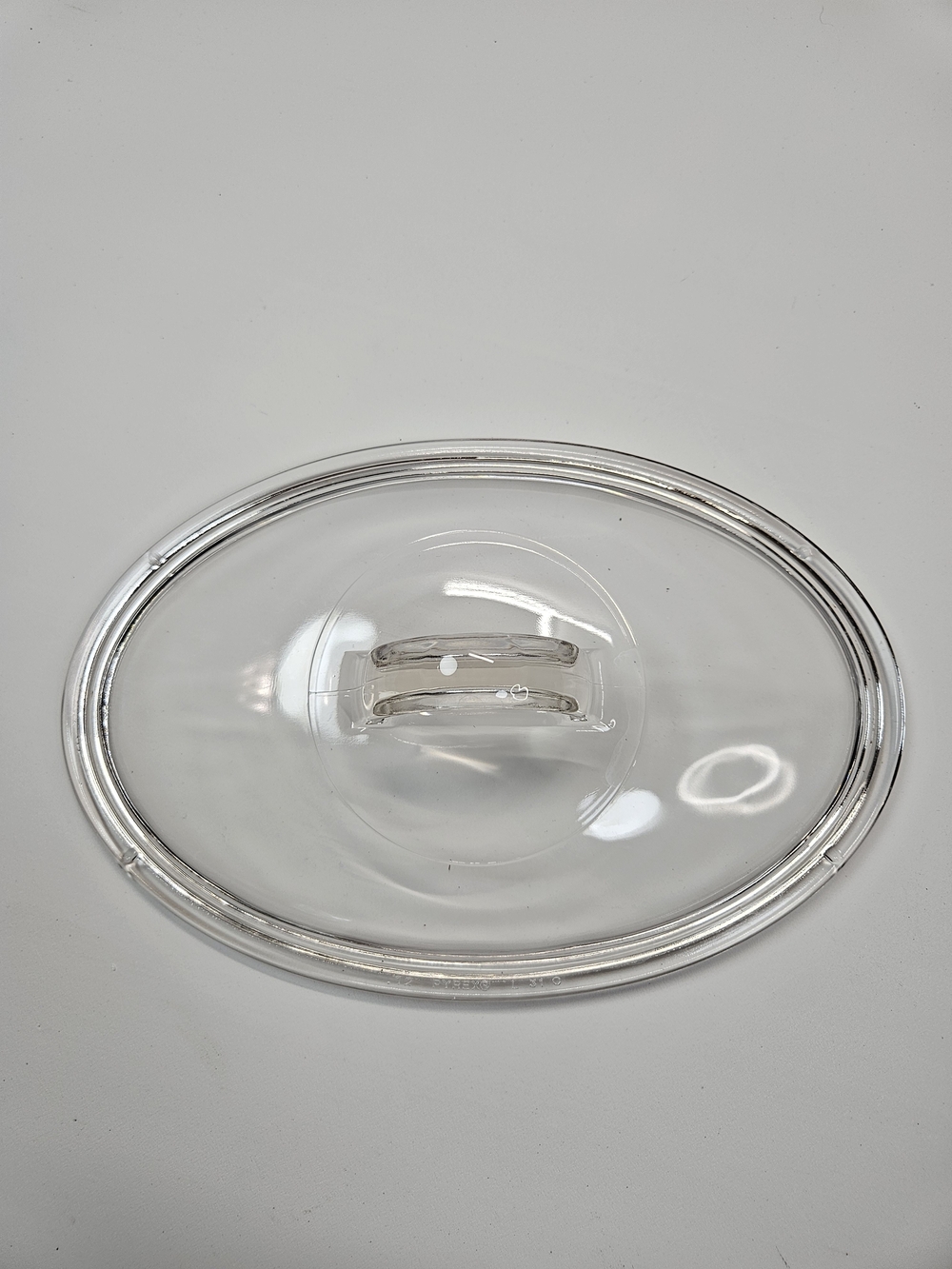 Vintage Pyrex L-31-C Clear Glass Replacement Lid Oval Casserole Corning Ware